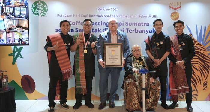 Biji Kopi Sumatera Pecahkan Rekor MURI dalam Coffee Tasting Serentak