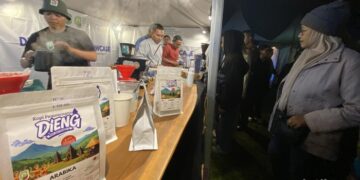Hangatnya Kopi Aneka Rasa Jadi Buruan Pengunjung Dieng Culture Festival